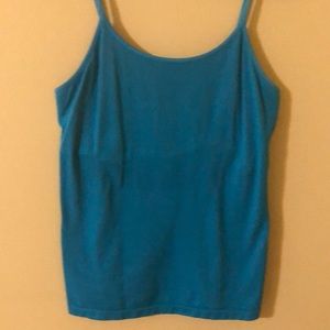 Talbots turquoise tank top